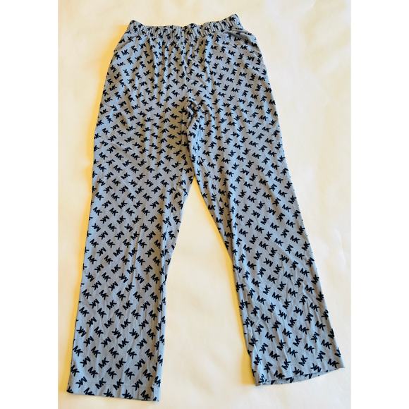 Michael Kors Unisex Fleece Loungewear Sleepwear Pajama PJ Pants, Gray SMALL - Picture 1 of 6